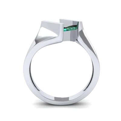 Bold Tension Emerald Ring (0.45 CTW) Side View