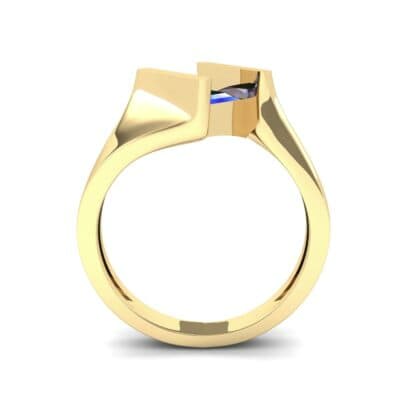 Bold Tension Blue Sapphire Ring (0.45 CTW) Side View