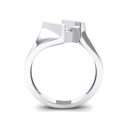 Bold Tension Crystal Ring (0.45 CTW) Side View