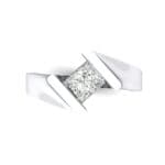 Bold Tension Crystal Ring (0.45 CTW) Top Flat View
