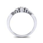 Chevron Twist Solitaire Diamond Engagement Ring (0.25 CTW) Side View