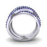 Half-Pave Tangle Ring (1.16 CTW) Side View