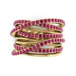 Half-Pave Tangle Ring (1.16 CTW) Top Flat View