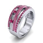 Twist Medley Ruby Ring (1.09 CTW) Perspective View