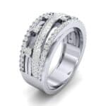 Twist Medley Diamond Ring (1.09 CTW) Perspective View