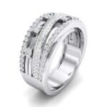 Twist Medley Diamond Ring (1.09 CTW) Perspective View