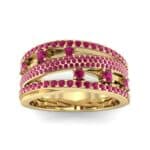 Twist Medley Ruby Ring (1.09 CTW) Top Dynamic View