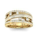 Twist Medley Diamond Ring (1.09 CTW) Top Dynamic View