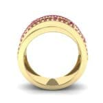 Twist Medley Ruby Ring (1.09 CTW) Side View