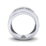 Twist Medley Diamond Ring (1.09 CTW) Side View