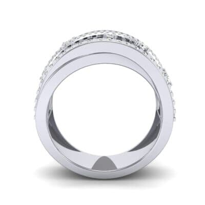 Twist Medley Diamond Ring (1.09 CTW) Side View