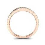 Pave Split Band Diamond Ring (0.36 CTW) Side View