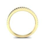 Pave Split Band Diamond Ring (0.36 CTW) Side View