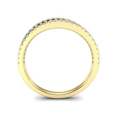 Pave Split Band Diamond Ring (0.36 CTW) Side View