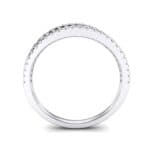 Pave Split Band Diamond Ring (0.36 CTW) Side View