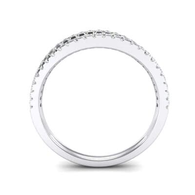 Pave Split Band Diamond Ring (0.36 CTW) Side View