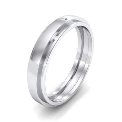 Pave Avenue Diamond Ring (0.1 CTW) Perspective View