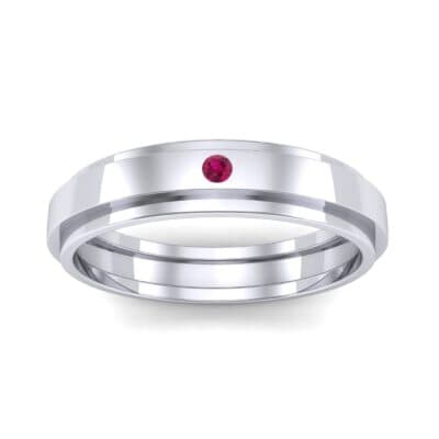 Pave Avenue Ruby Ring (0.1 CTW) Top Dynamic View