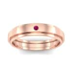 Pave Avenue Ruby Ring (0.1 CTW) Top Dynamic View