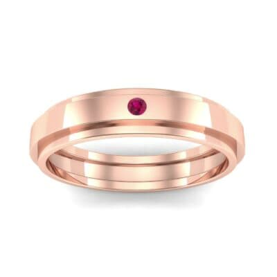 Pave Avenue Ruby Ring (0.1 CTW) Top Dynamic View