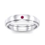 Pave Avenue Ruby Ring (0.1 CTW) Top Dynamic View