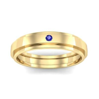 Pave Avenue Blue Sapphire Ring (0.1 CTW) Top Dynamic View