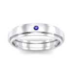 Pave Avenue Blue Sapphire Ring (0.1 CTW) Top Dynamic View