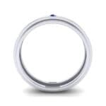 Pave Avenue Blue Sapphire Ring (0.1 CTW) Side View