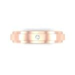 Pave Avenue Diamond Ring (0.1 CTW) Top Flat View