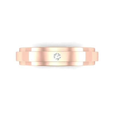 Pave Avenue Diamond Ring (0.1 CTW) Top Flat View