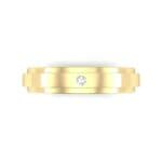 Pave Avenue Diamond Ring (0.1 CTW) Top Flat View
