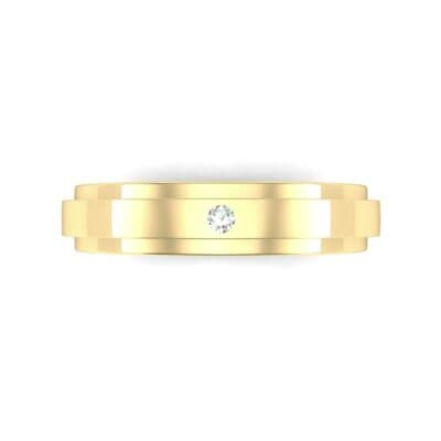 Pave Avenue Diamond Ring (0.1 CTW) Top Flat View