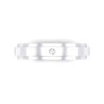 Pave Avenue Diamond Ring (0.1 CTW) Top Flat View