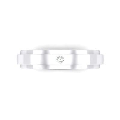 Pave Avenue Diamond Ring (0.1 CTW) Top Flat View