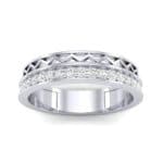 Half-Pave Lattice Diamond Ring (0.23 CTW) Top Dynamic View