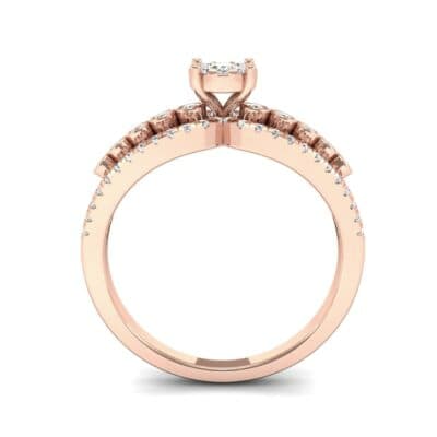 Three Row Split Shank Diamond Ring (0.47 CTW) Side View