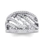 Pave Medley Crystal Ring (0.76 CTW) Top Dynamic View