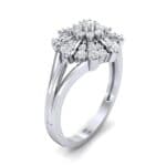 Starburst Diamond Cluster Ring (0.33 CTW) Perspective View