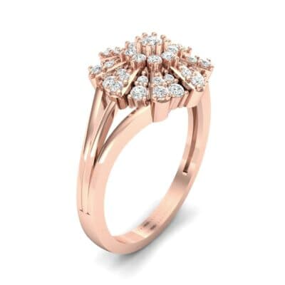Starburst Diamond Cluster Ring (0.33 CTW) Perspective View