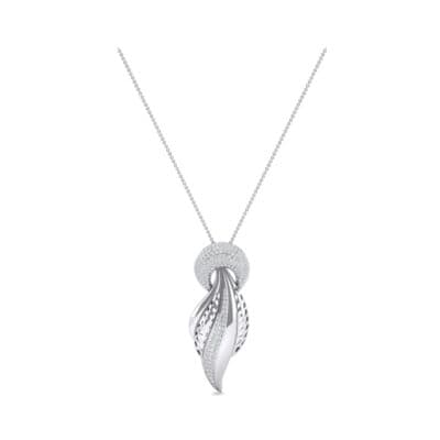 Pave Wing Crystal Pendant (0.67 CTW) Perspective View