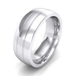 Wide Double Groove Ring (0 CTW) Perspective View