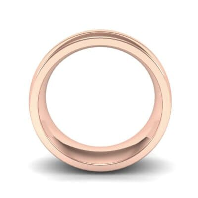 Wide Double Groove Ring (0 CTW) Side View
