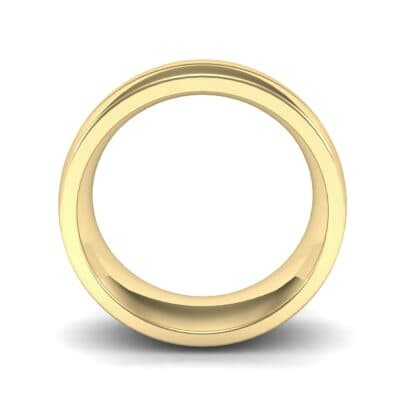 Wide Double Groove Ring (0 CTW) Side View
