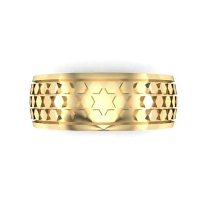 Honeycomb Relief Ring (0 CTW) Top Flat View