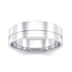 Flat Channel Ring (0 CTW) Top Dynamic View