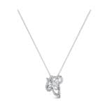 Petals Pave Crystal Pendant (0.73 CTW) Perspective View