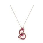 Plumeria Ruby Pendant (1.11 CTW) Perspective View