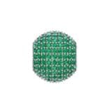 Full Pave Emerald Ball Charm (2.38 CTW) Perspective View
