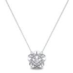 Cut Out Flower Crystal Pendant (0.49 CTW) Perspective View