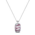 Rivers Ruby Tablet Pendant (0.28 CTW) Perspective View